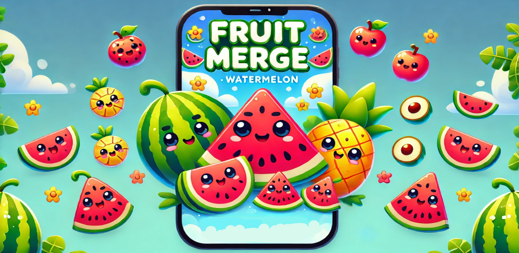 Fruit Merge Suika Offline Game